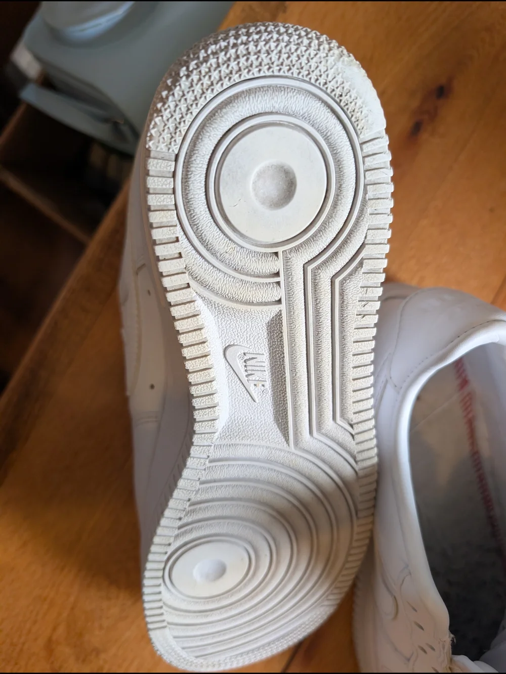 Nike White Leather Low-Top Sneakers